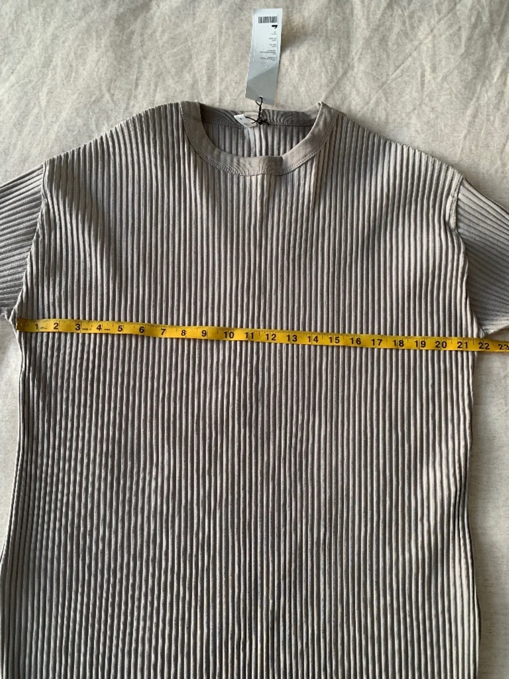 KOTN Blouse Women’s Opal Gary 97% Egyptian Cotton Ribbed long sleeve size L - Picture 11 of 13